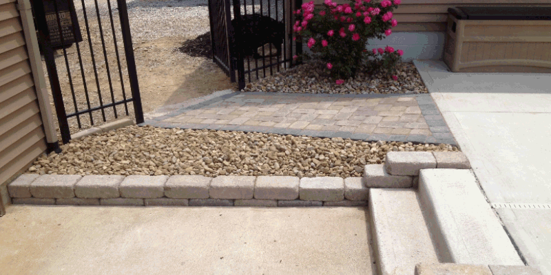 Side Steps and Brick Pavers Side Steps and Brick Pavers