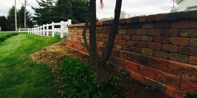 Paver Wall Paver Wall