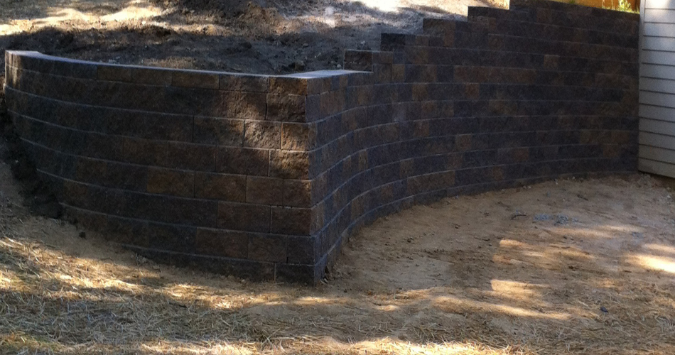 Driveway, Side, Retaining Wall Driveway, Side, Retaining Wall